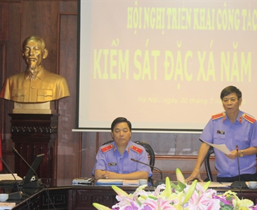 HỘI NGHỊ TRIỂN KHAI CÔNG TÁC KIỂM SÁT ĐẶC XÁ NĂM 2015